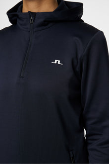 Women | Aerial Quarter Zip Hood | JL Navy