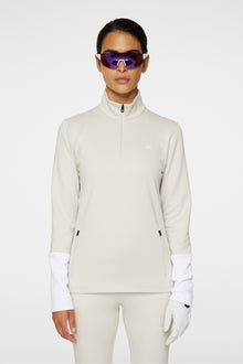 Women | Aerial Quarter Zip Mid Layer | Moonbeam
