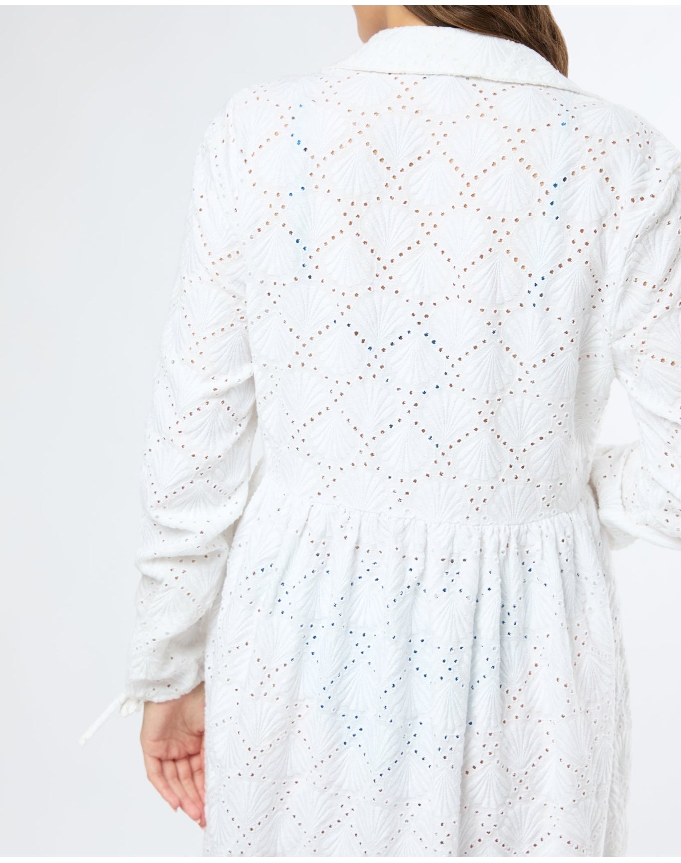 Women | Air Linen Maxi Shirtdress | White