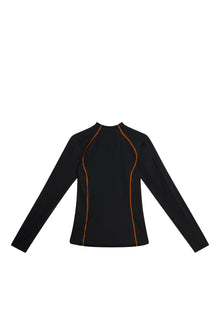 Women | Allien Long Sleeve Top | Black