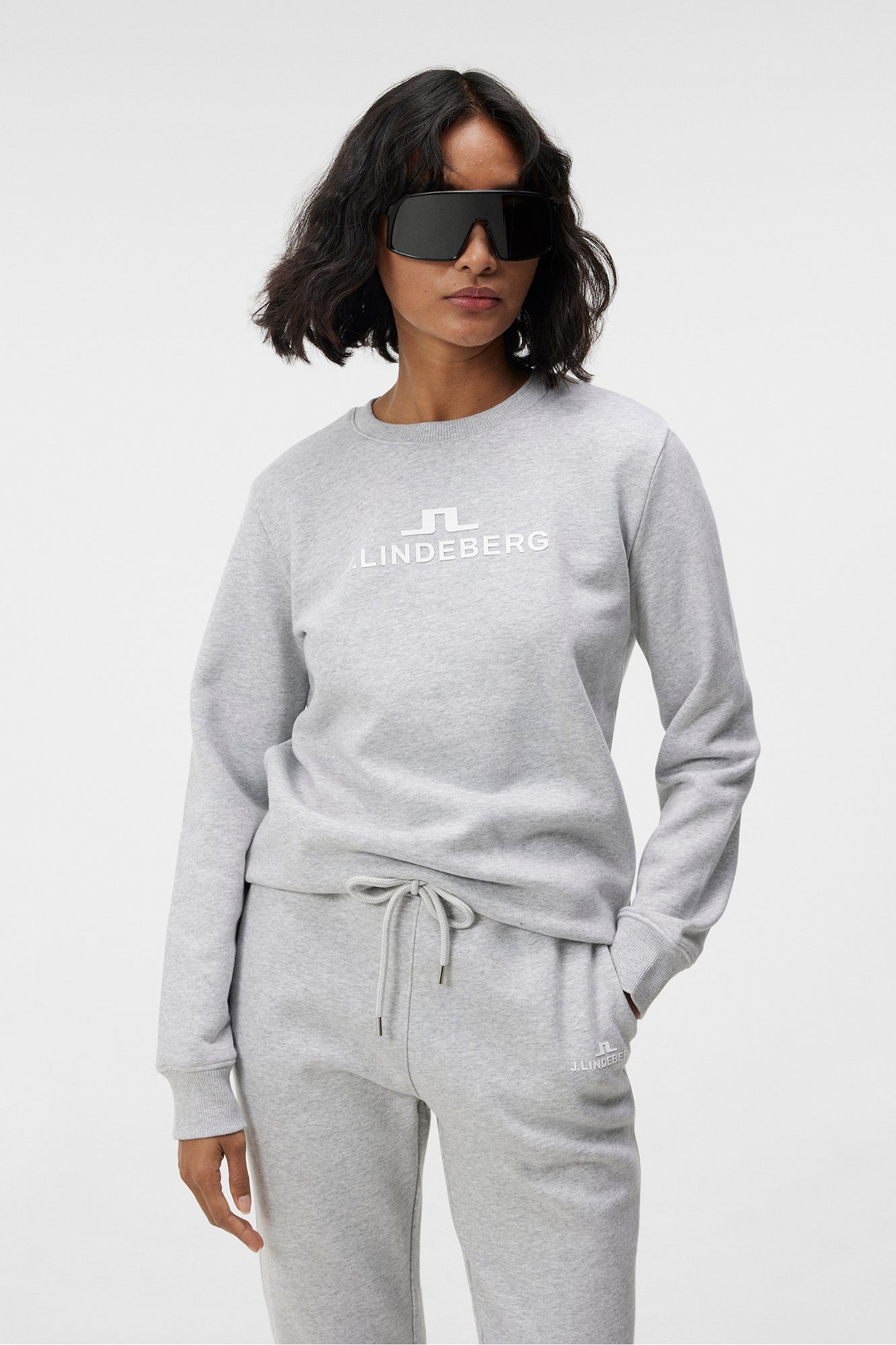 Women | Alpha Creneck | Light Grey Melange