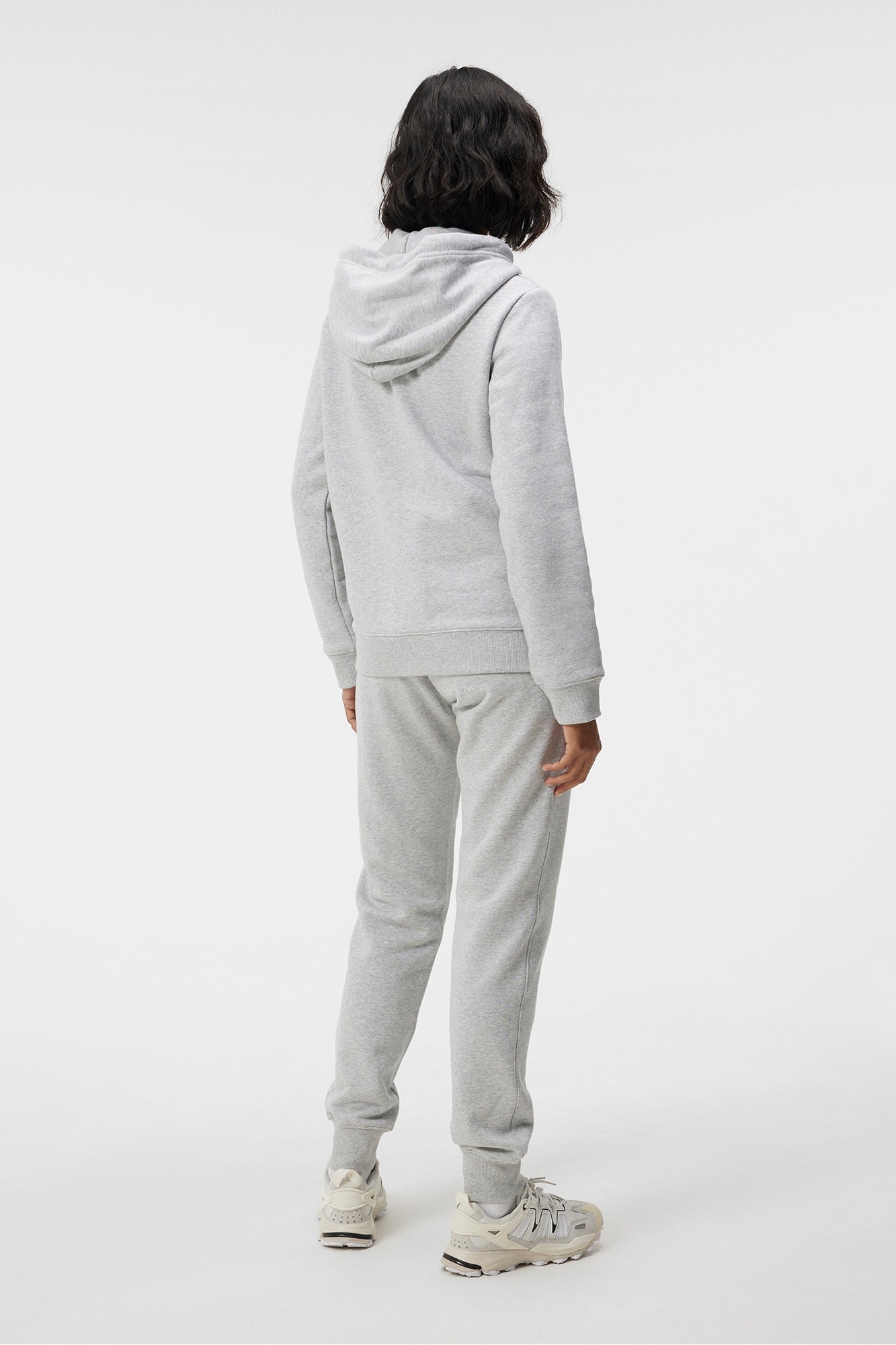 Women | Alpha Zip Hood | Light Grey Melange