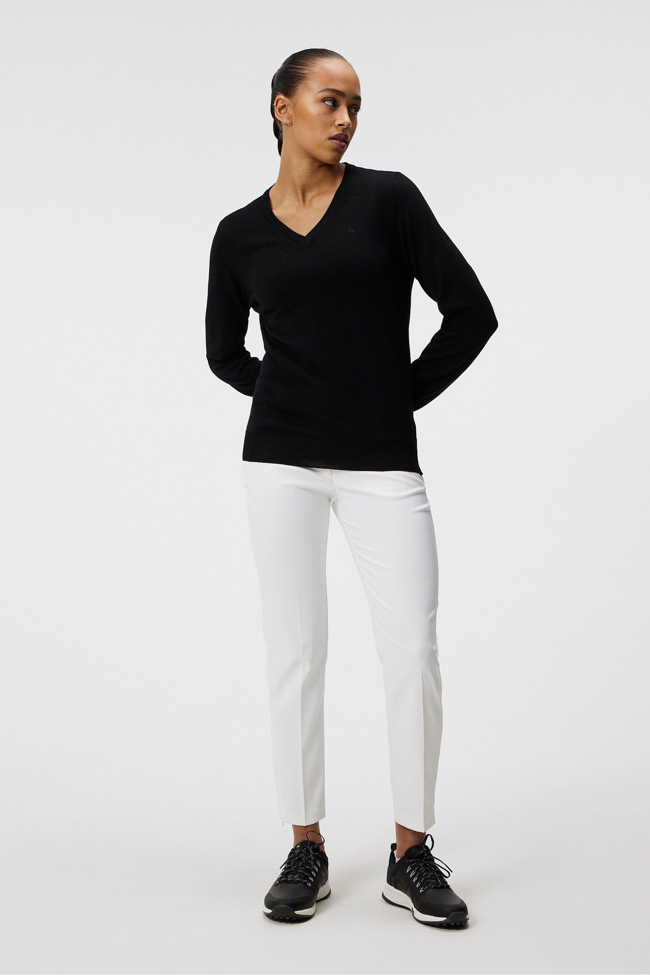 Women | Amaya Knitted Sweater | Black (V2)