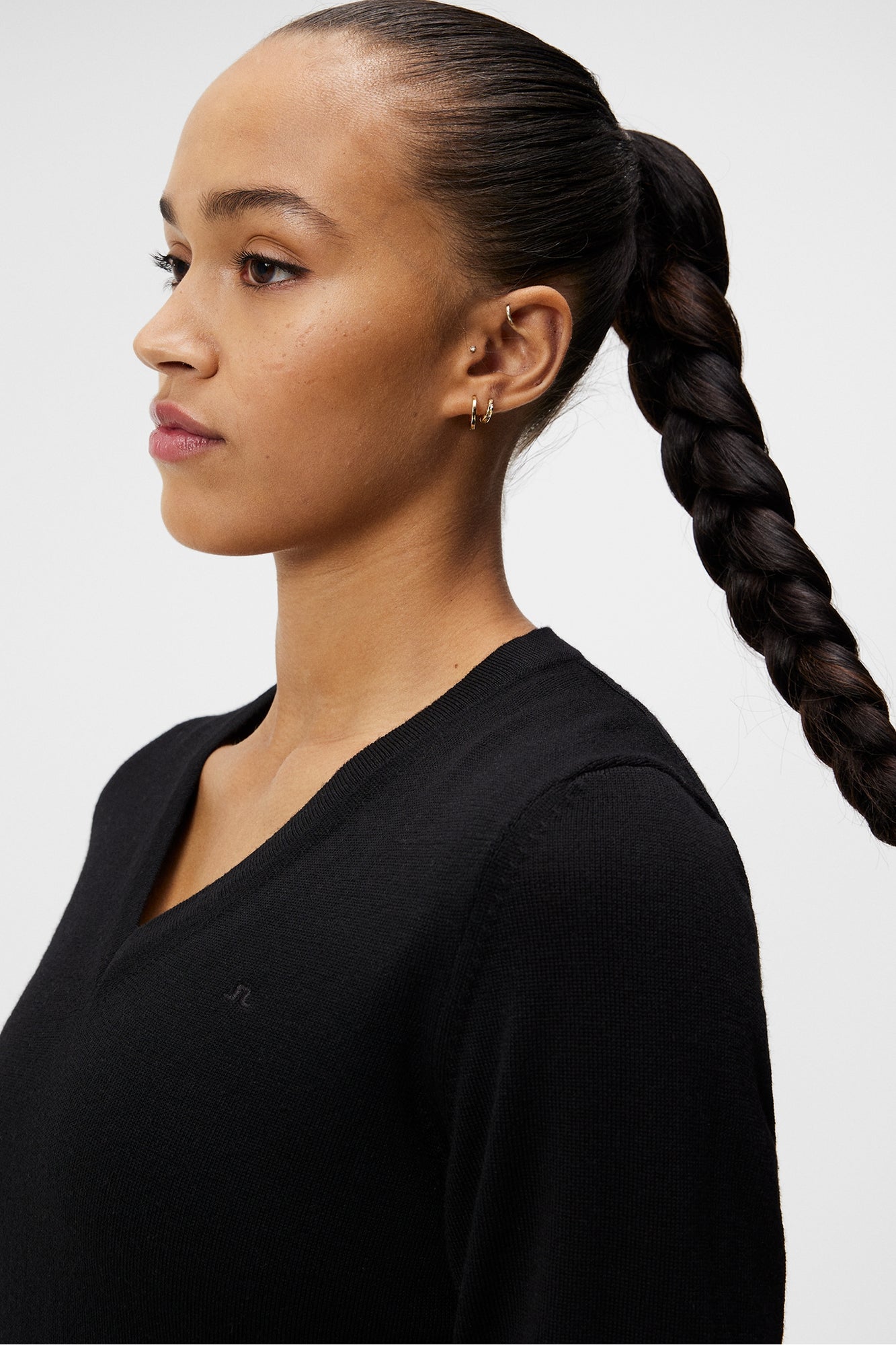 Women | Amaya Knitted Sweater | Black (V2)