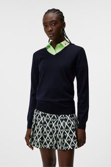 Women | Amaya Knitted Sweater | JL Navy (V3)