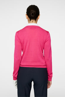 Women | Amaya Knitted Sweater | Pink Peacock
