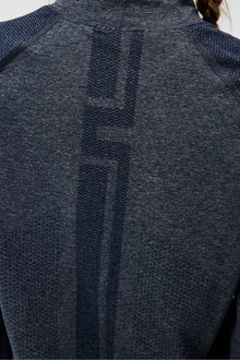 Women | Amber Seamless Dress | Navy Melange