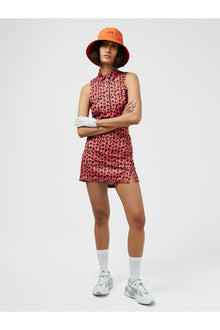 Women | Amelie Mid Print Golf Skirt | Faded Rose Animal