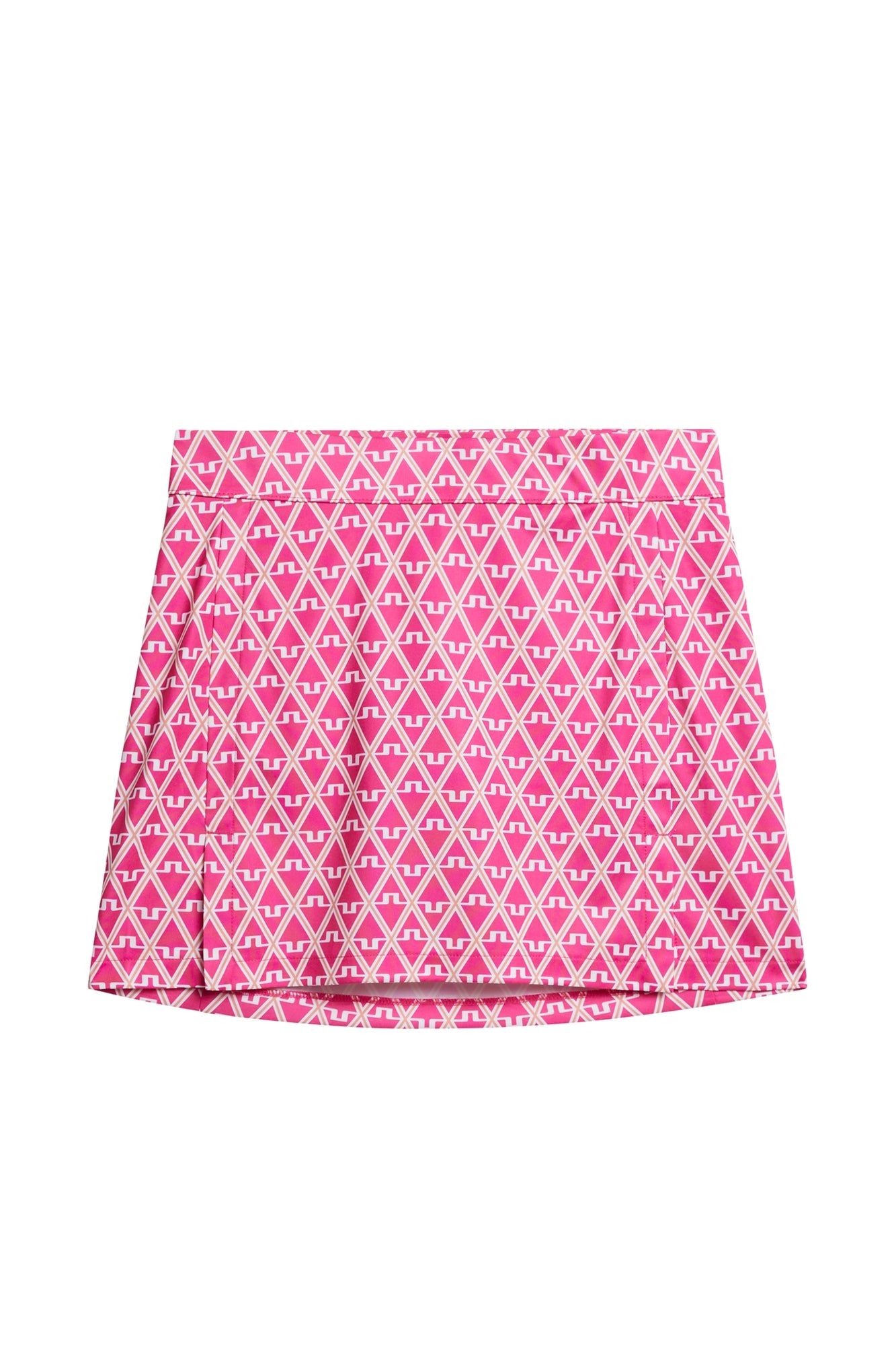 Women | Amelie Mid Print Skirt | Geo Fuchsia Purple