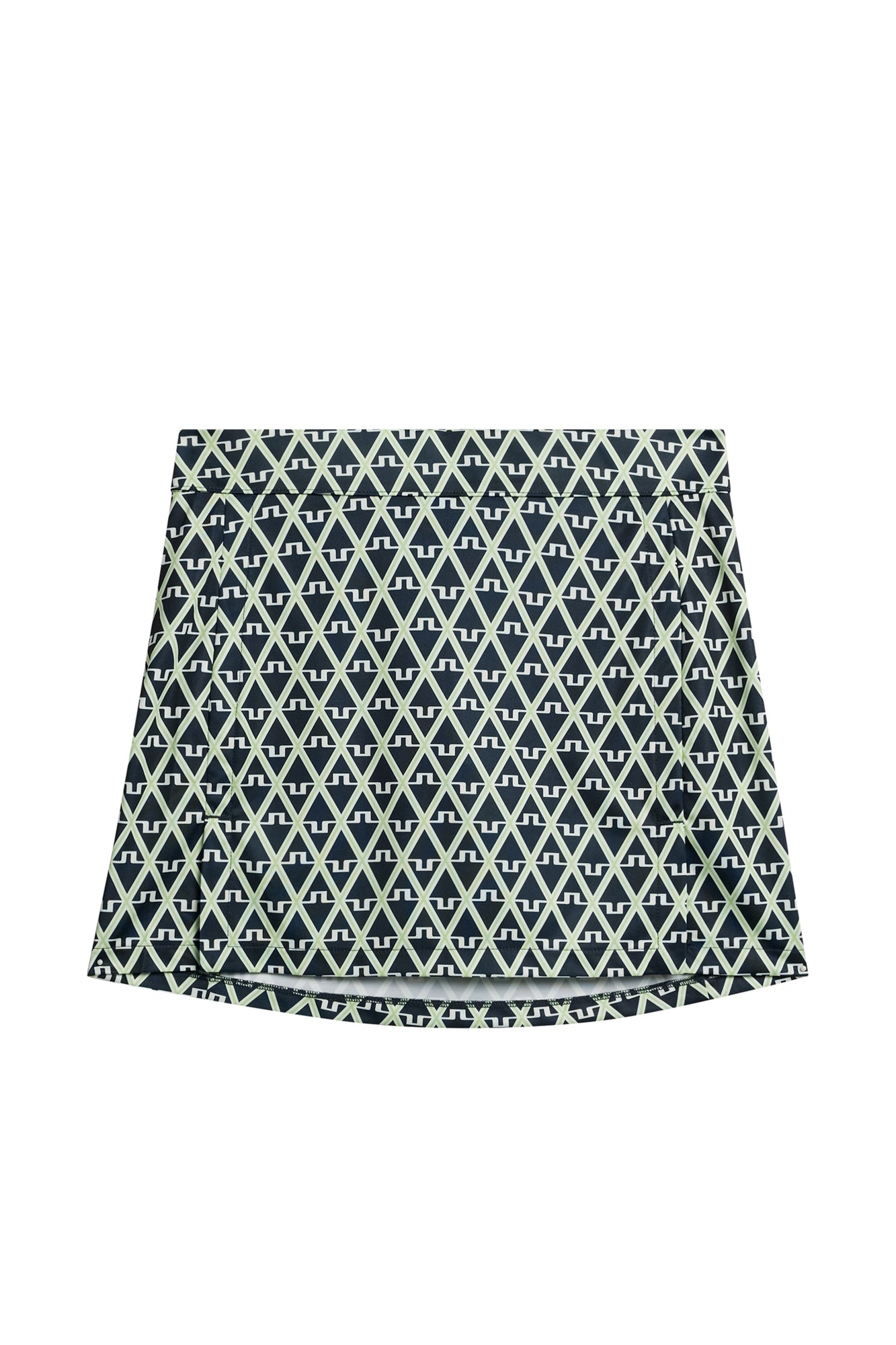 Women | Amelie Mid Print Skirt | Geo JL Navy