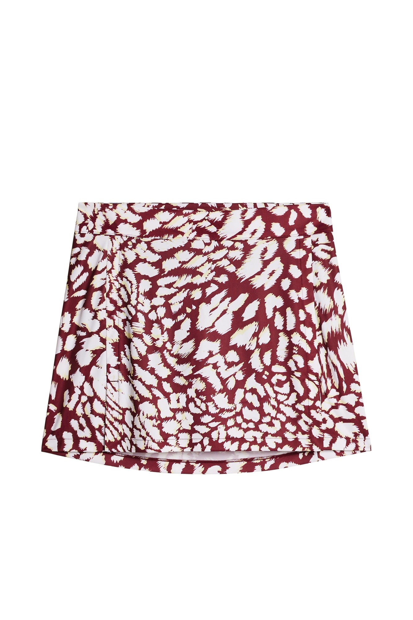 Women | Amelie Mid Print Skirt | Glitch Leo Lime
