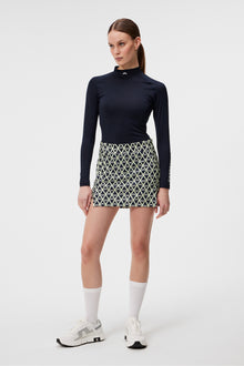 Women | Amelie Print Skirt | Geo JL Navy