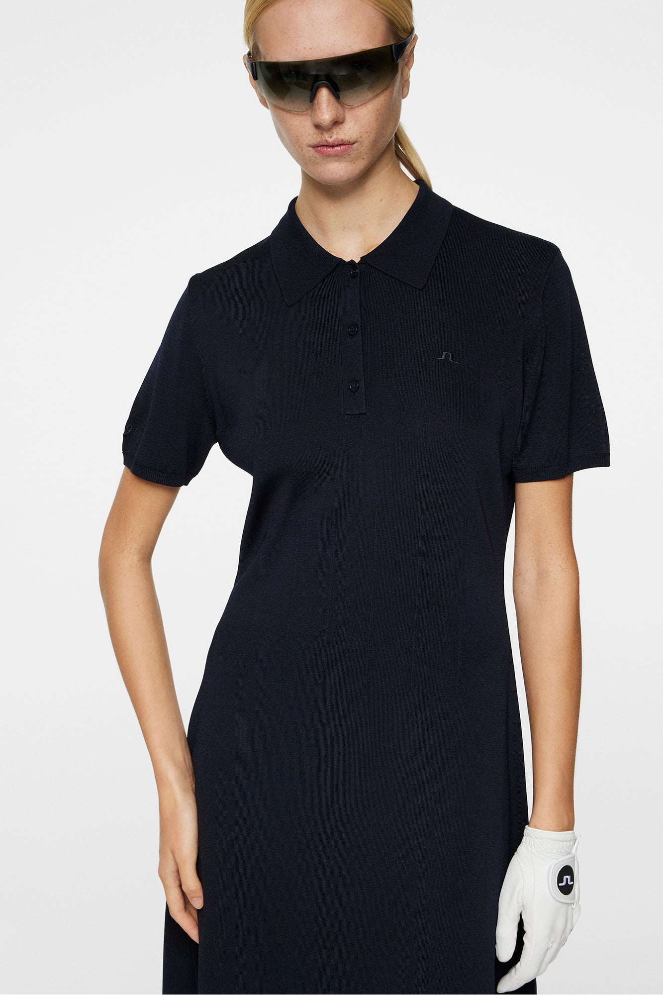 Women | Andrea Knitted Dress | JL Navy