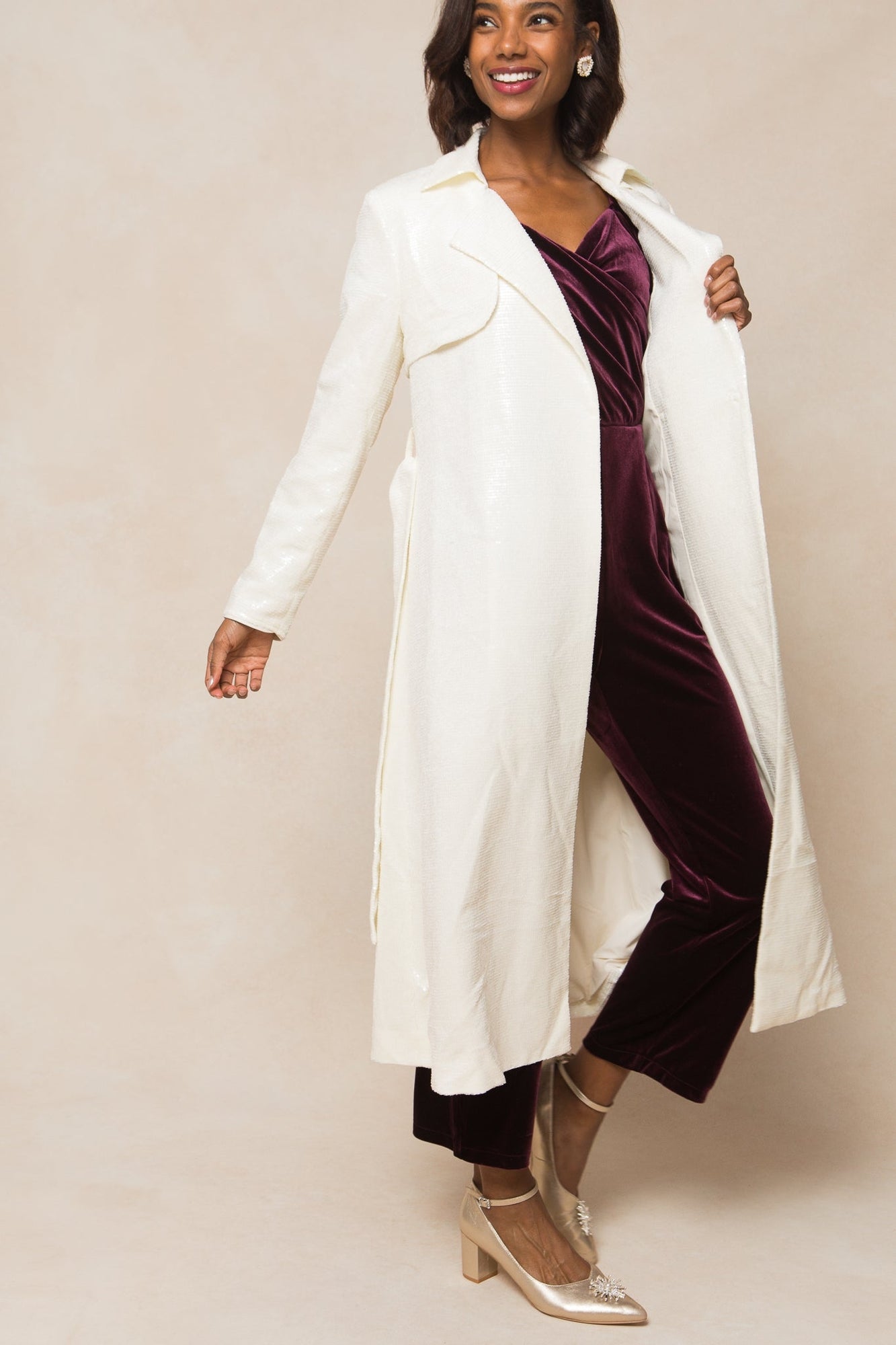 Women | Angelica Trench | White