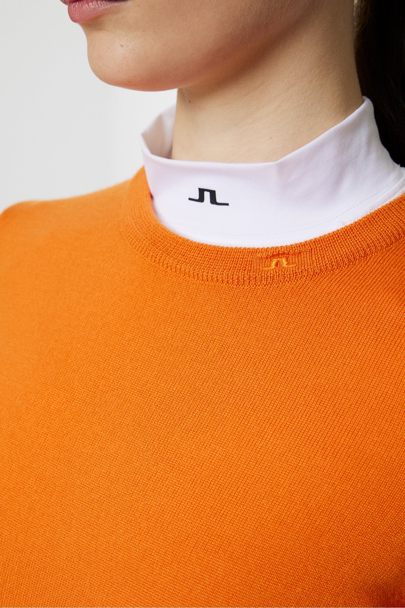 Women | Aria Knitted Sweater | Persimmon Orange