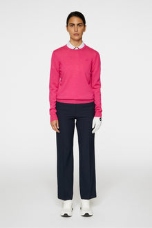 Women | Aria Knitted Sweater | Pink Peacock