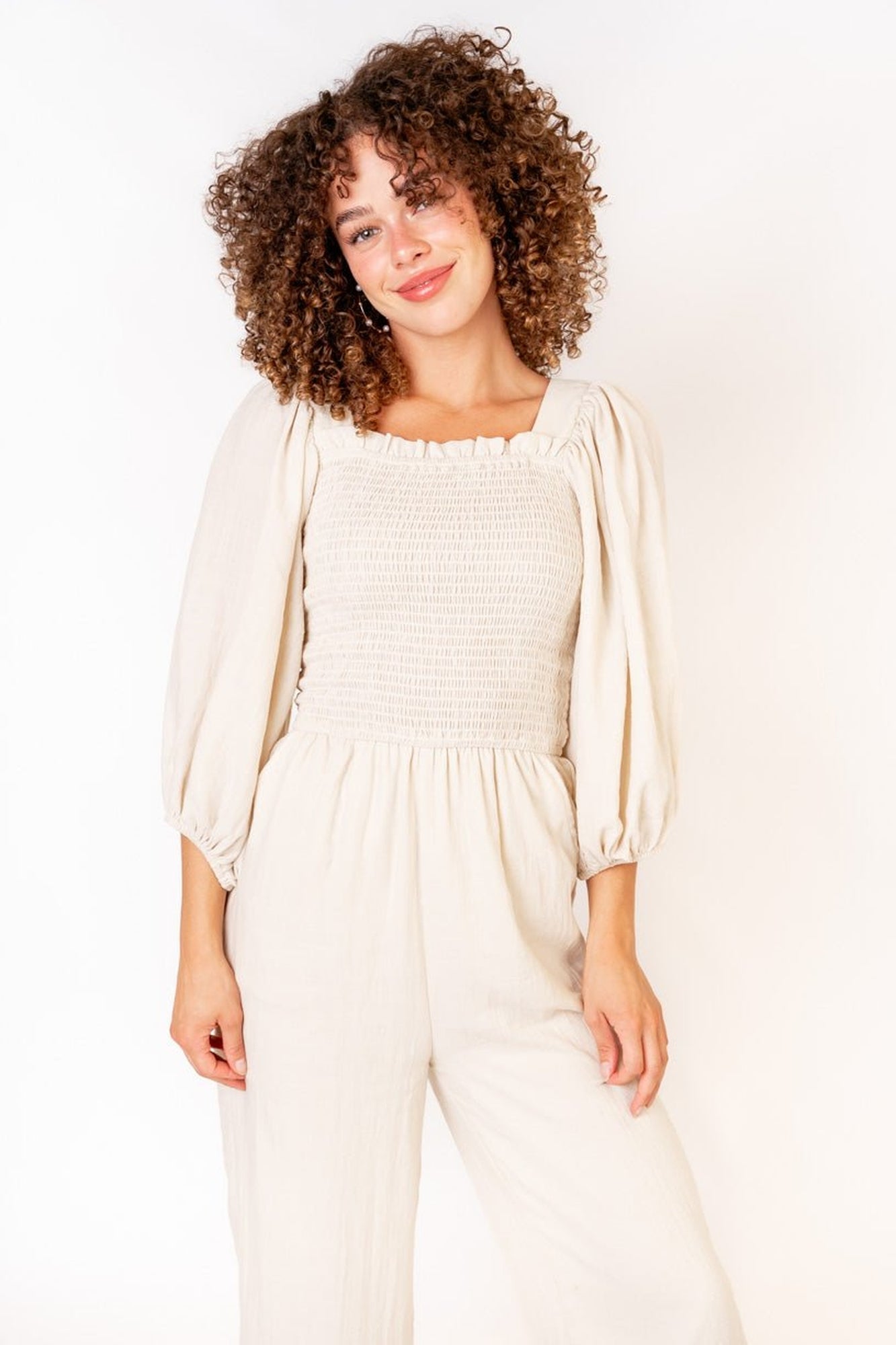 Women | Arianna Jumpsuit | Cream