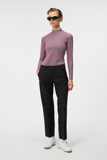 Women | Asa Print Soft Compression Top | JL Micro Bridge Rose Red