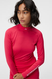 Women | Asa Soft Compression Top | Rose Red