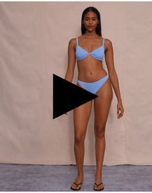 Women | Ashley Tricot Bikini Bottom | Airy Blue