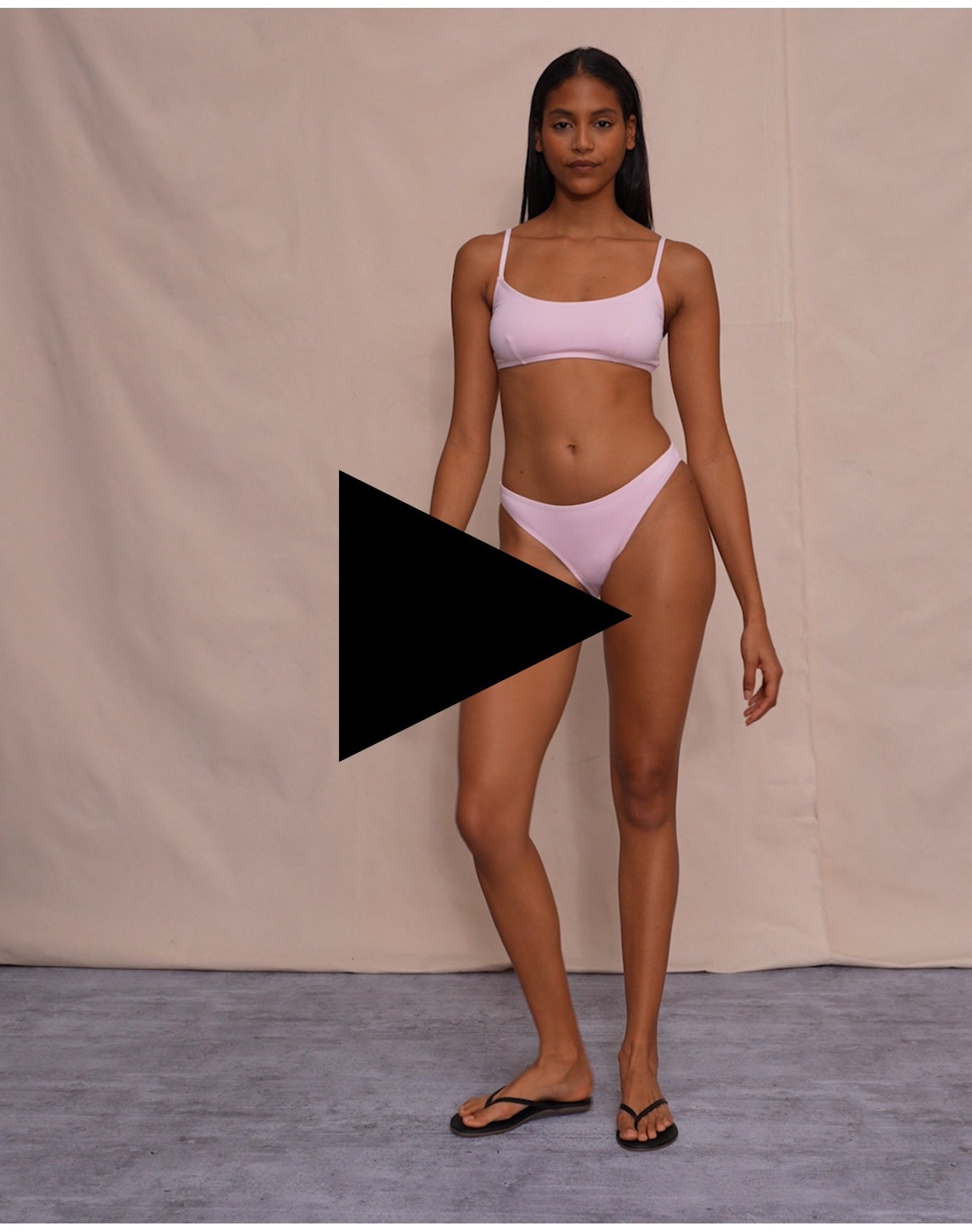 Women | Ashley Tricot Bikini Bottom | Black