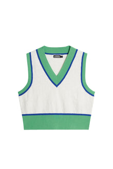 Women | Barbados Knitted Vest | White