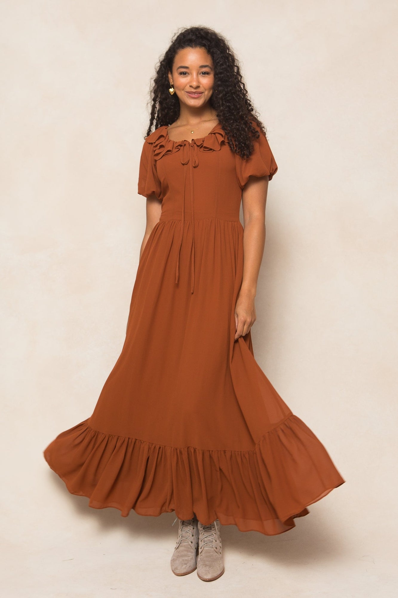 Women | Billie Dress | Orange