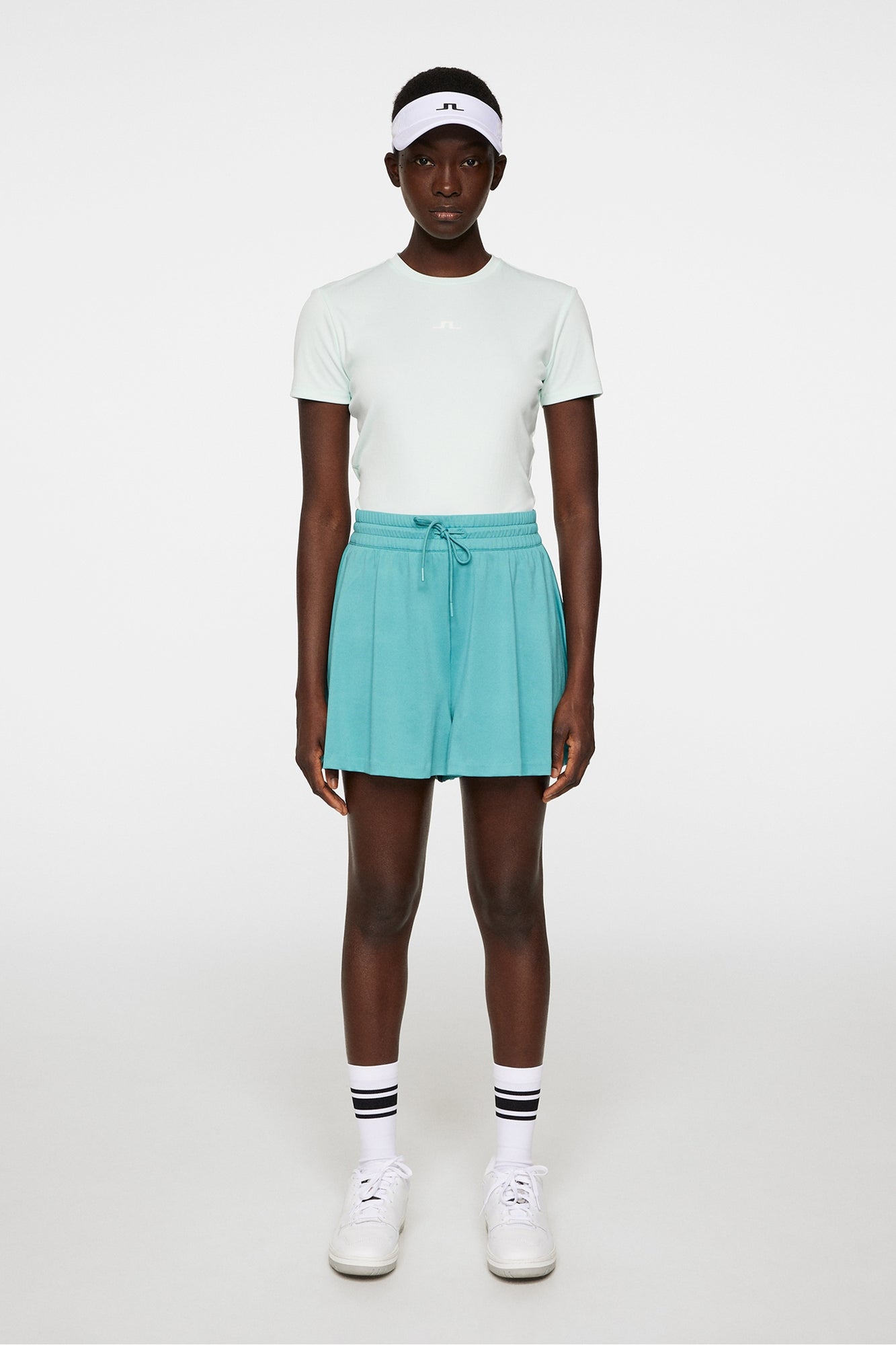 Women | Billie Wide Jersey Shorts | Teal