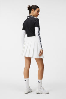 Women | Cecile Jacquard Polo | Black