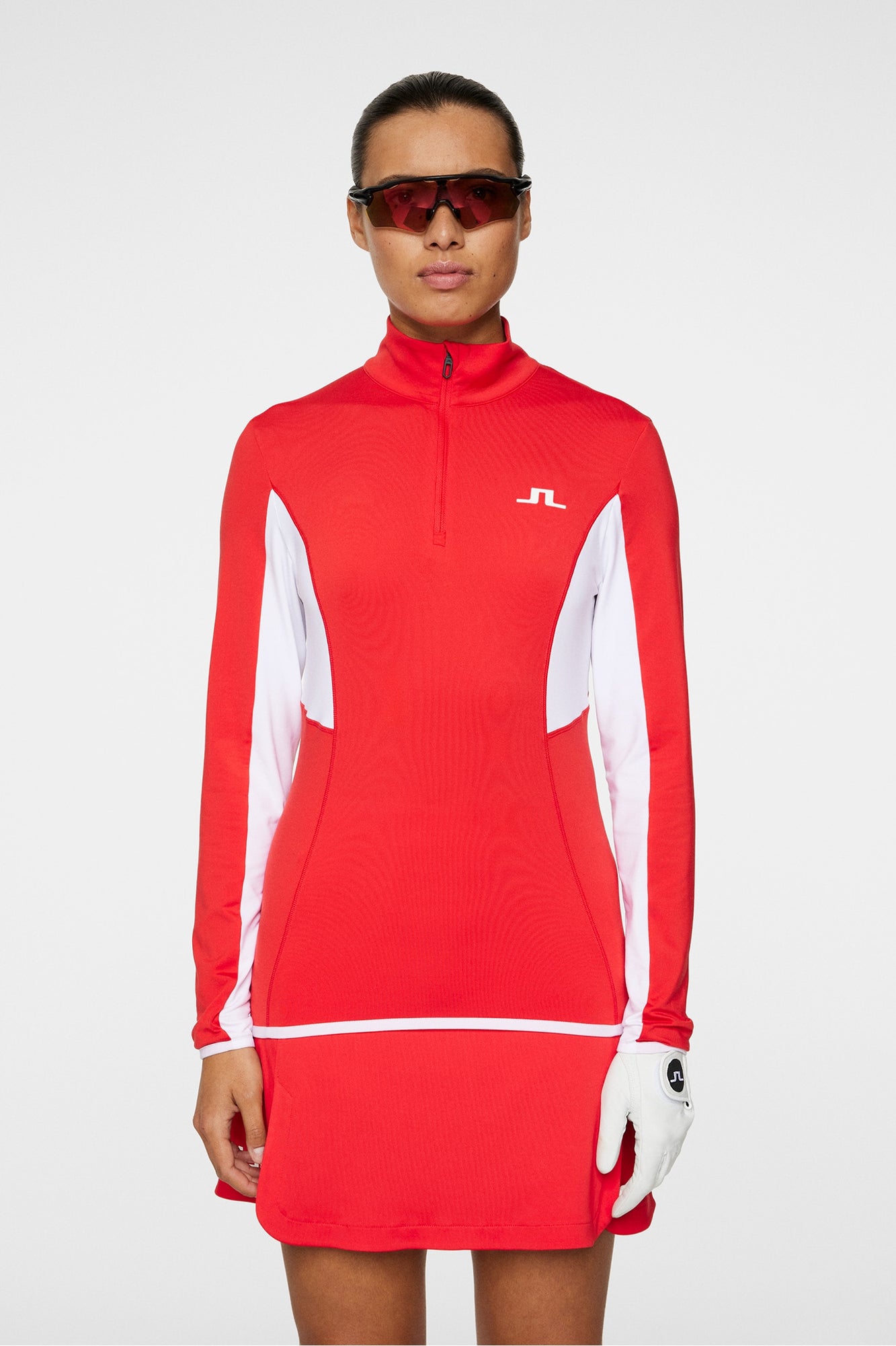 Women | Charlene Half Zip | Flame Scarlet