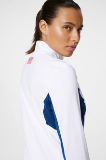 Women | Charlene Half Zip | White