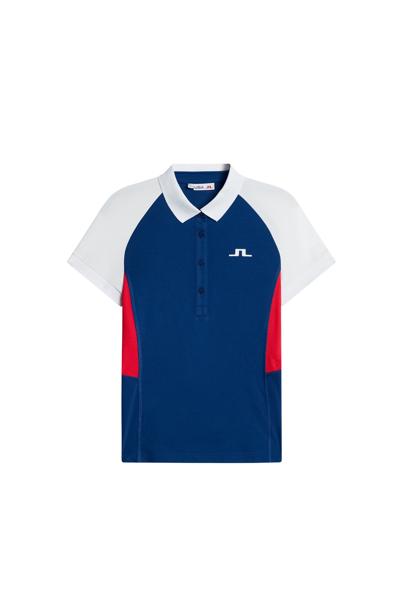 Women | Coralie Colorblock Polo | Estate Blue