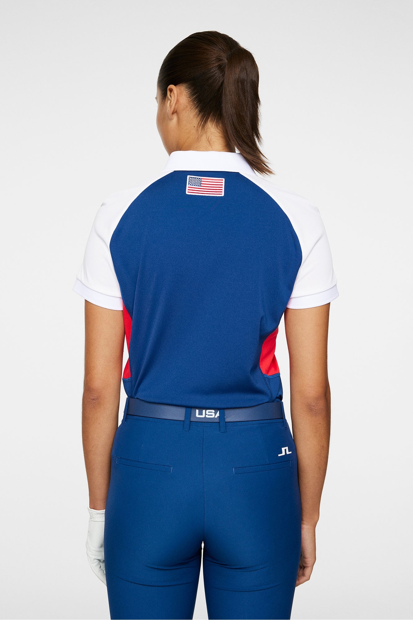 Women | Coralie Colorblock Polo | Estate Blue