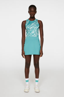 Women | Deia Printed Tank Top | Liquify Teal L
