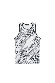 Women | Deia Printed Tank Top | Liquify White L
