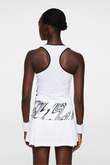 Women | Deia Printed Tank Top | Liquify White L
