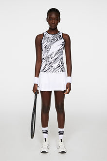 Women | Deia Printed Tank Top | Liquify White L