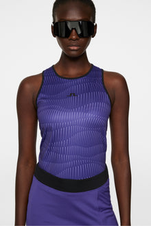 Women | Deia Printed Tank Top | Resonance Deep Wisteria L