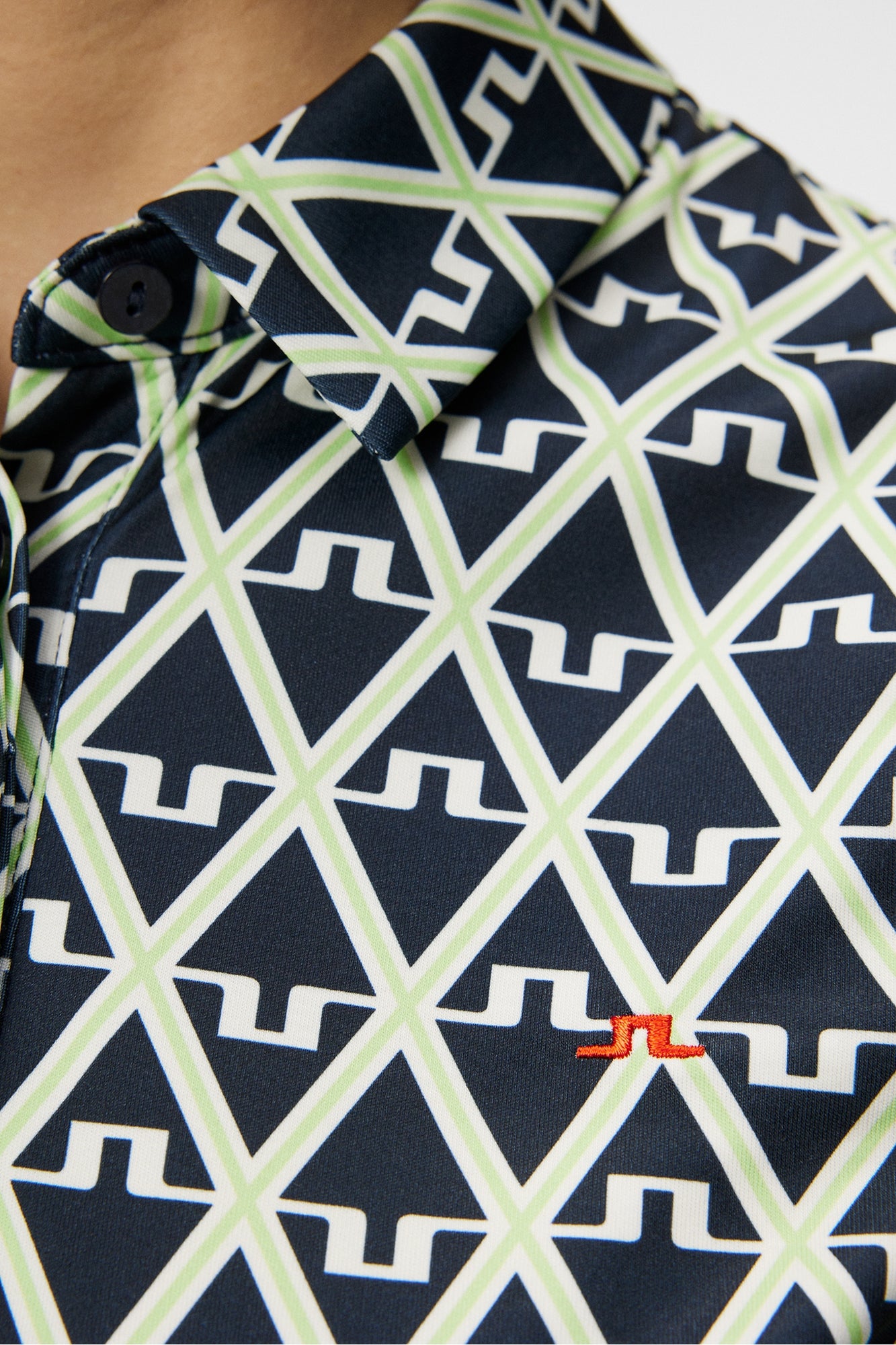 Women | Dena Print Sleeveless Top | Geo JL Navy