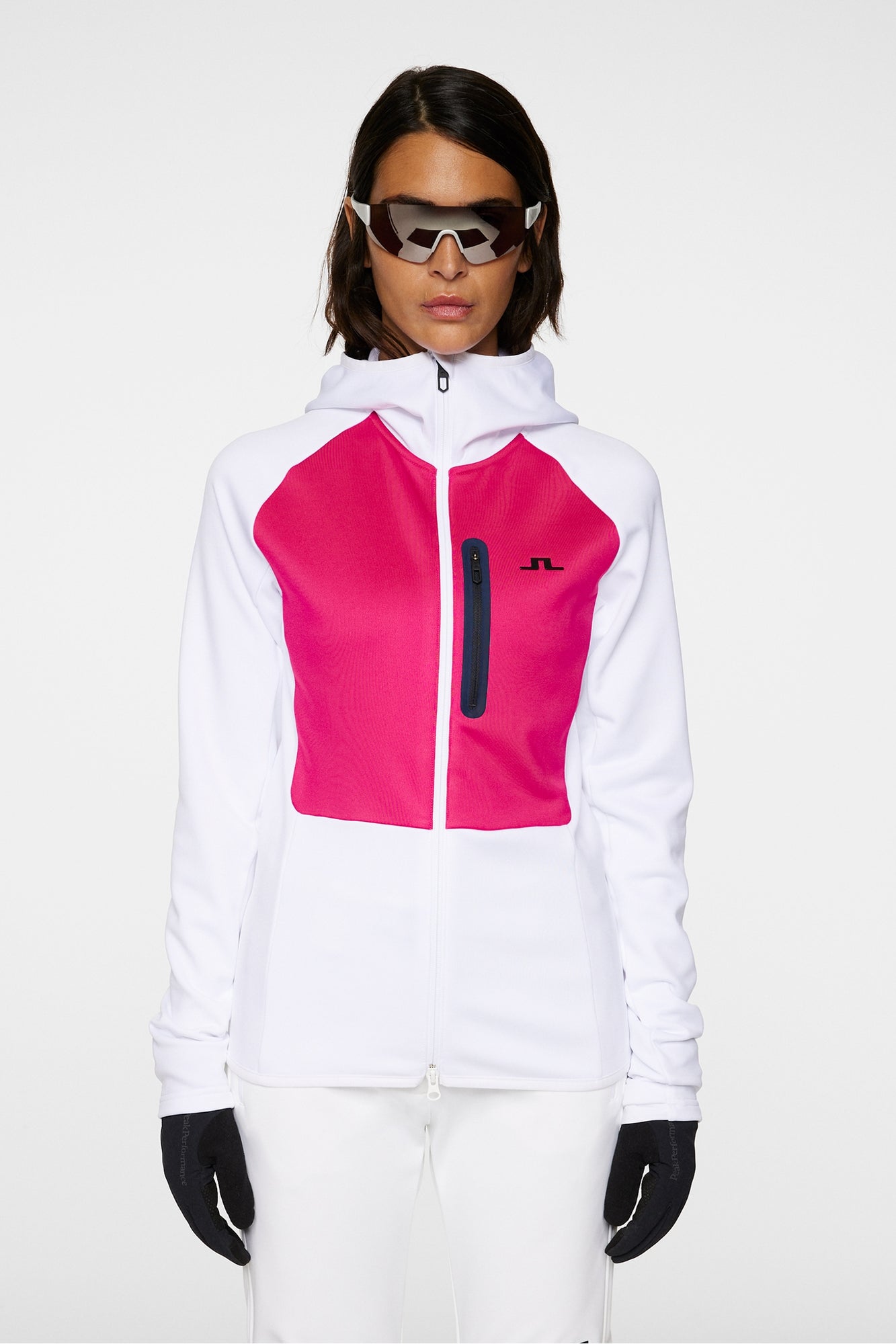 Women | Elana Full Zip Hood | White