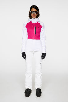 Women | Elana Full Zip Hood | White