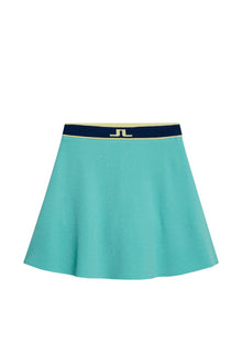 Women | Emma Knitted Skirt | Aruba Blue