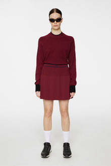 Women | Emma Knitted Skirt | Cabernet
