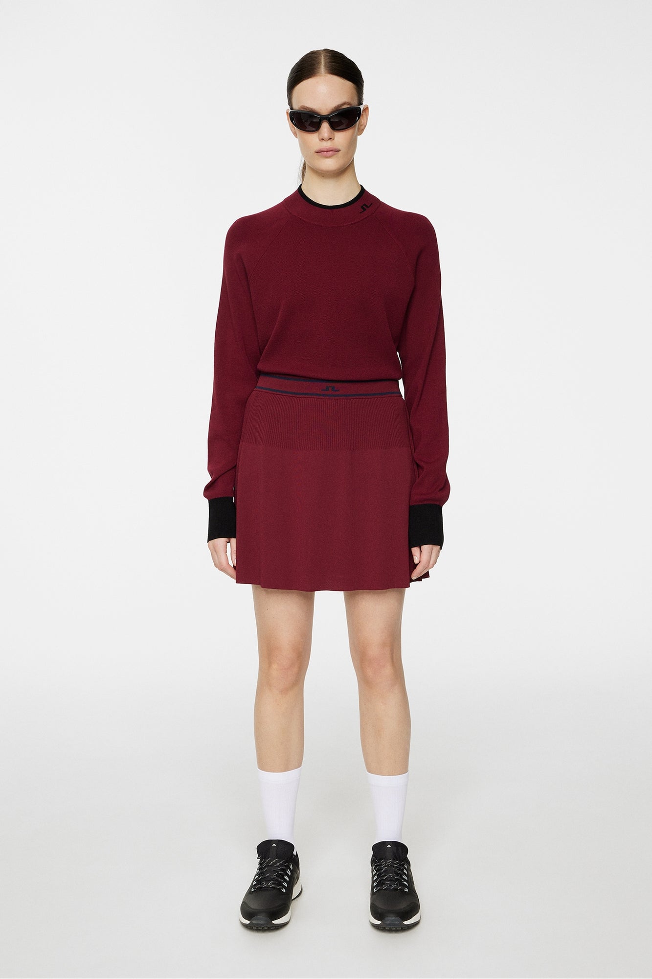 Women | Emma Knitted Skirt | Cabernet