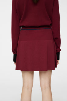 Women | Emma Knitted Skirt | Cabernet
