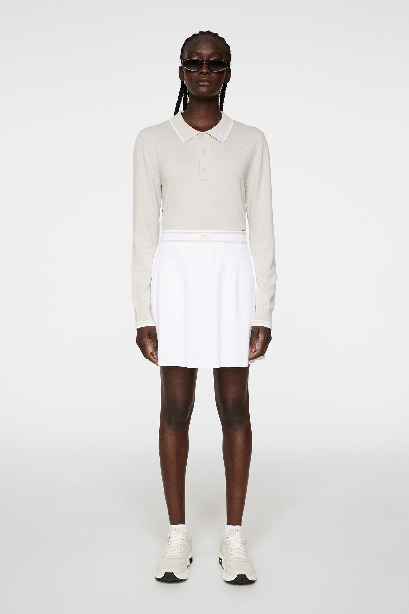 Women | Emma Knitted Skirt | White
