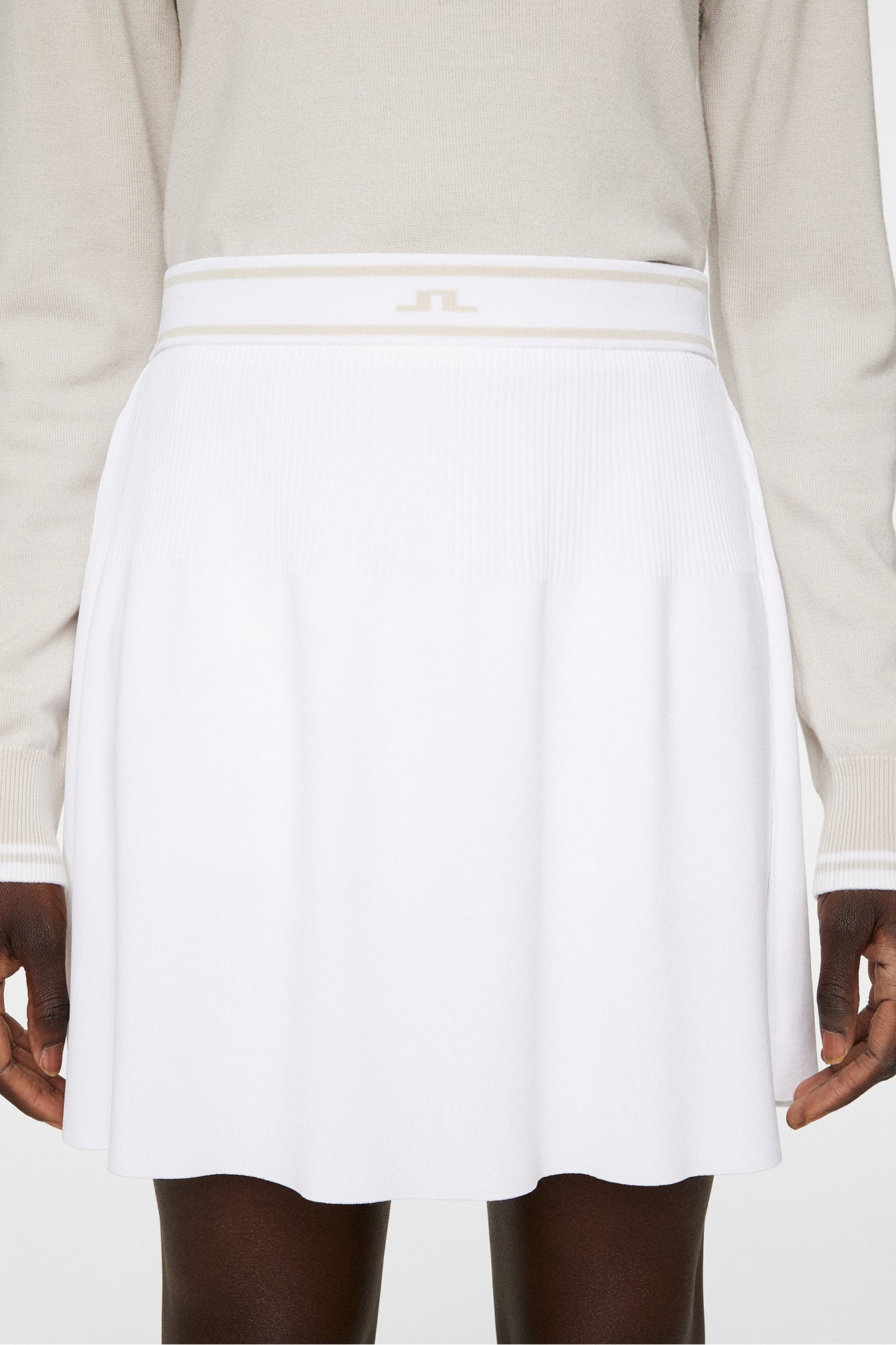 Women | Emma Knitted Skirt | White