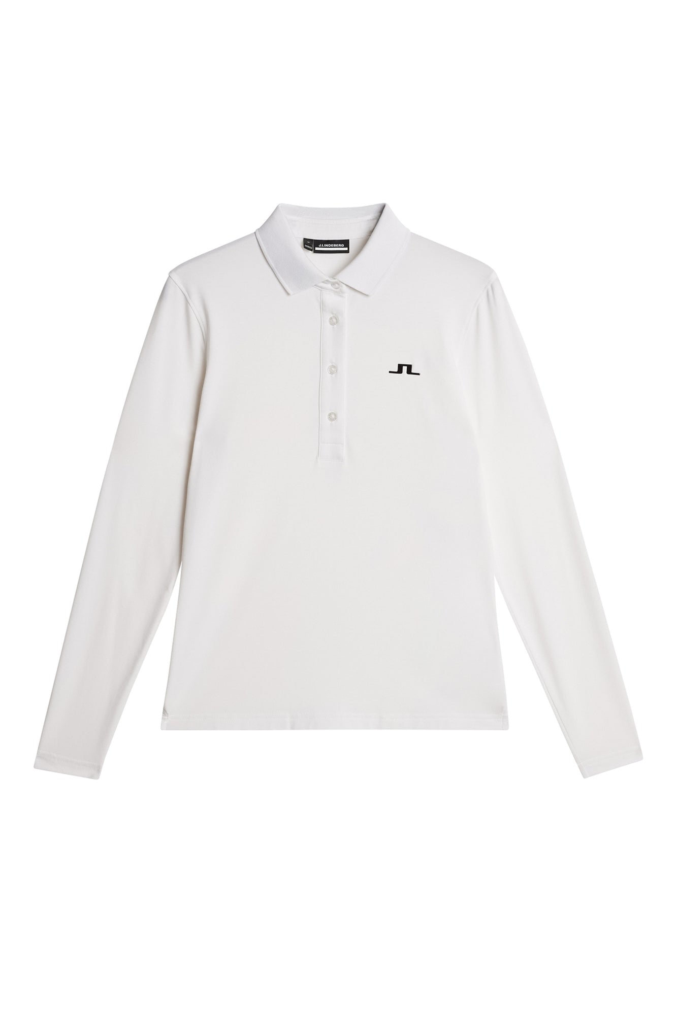 Women | Flor Long Sleeve Polo | White
