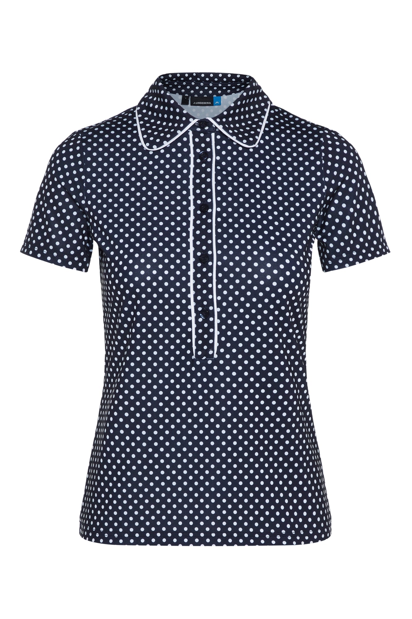 Women | Flor Soft Compression | Navy Polka Dot