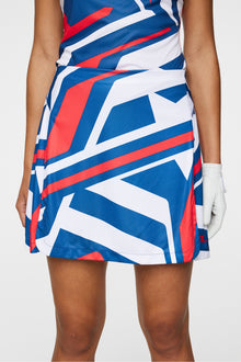 Women | Gisele Skirt Print | Us Golf Red